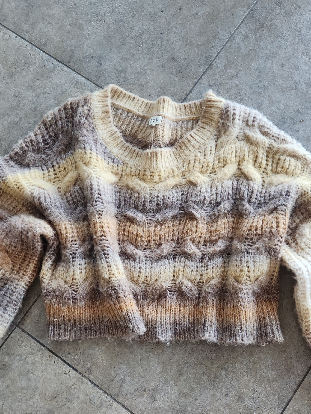 POL..Cable Knit Sweater - Picture 2 of 12